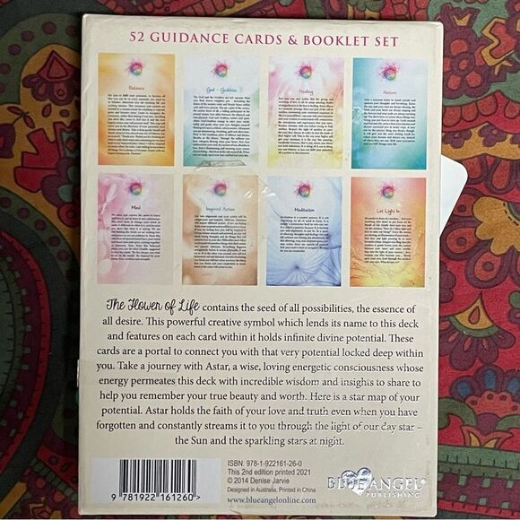 The flower of life wisdom from Astar guidance cards angel tarot - Picture 2 of 10